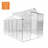 Polykarbonátový zahradní skleník - Viola III - 3x2m GRINDI IN THE GARDEN - 4