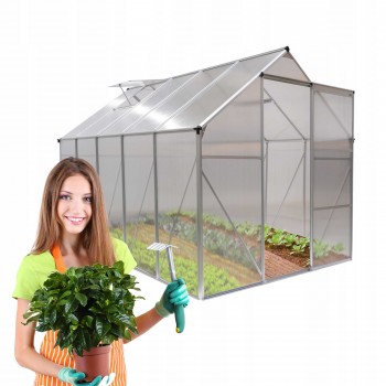 Polykarbonátový zahradní skleník - Viola III - 3x2m GRINDI IN THE GARDEN - 3