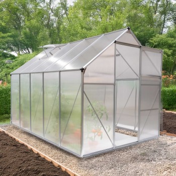 Polykarbonátový zahradní skleník - Viola III - 3x2m GRINDI IN THE GARDEN - 6