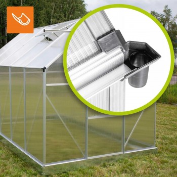 Polykarbonátový zahradní skleník - Viola III - 3x2m GRINDI IN THE GARDEN - 9