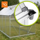 Polykarbonátový zahradní skleník - Viola III - 3x2m GRINDI IN THE GARDEN - 9