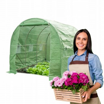 Zahradní fóliovník - tunel - zelený - Oxalis I - 3x2m GRINDI - 1