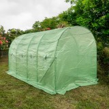 Zahradní fóliovník - tunel - zelený - Oxalis II - 4x2m GRINDI - 7