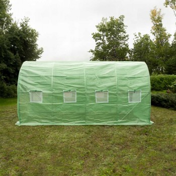 Zahradní fóliovník - tunel - zelený - Oxalis II - 4x2m GRINDI - 8