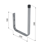 Windsurfing Wandhaken HWS 200x280 Velano - 3