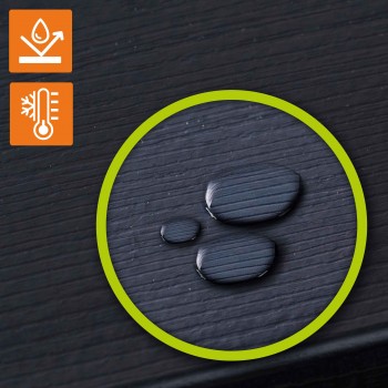 Zahradní box Padda - 680 litrů - černá GRINDI IN THE GARDEN - 14