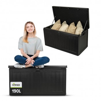 Zahradní box Morus - 190 litrů - černá GRINDI - 2