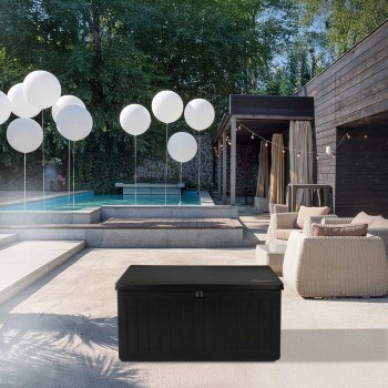 Zahradní box Morus - 190 litrů - černá GRINDI - 13