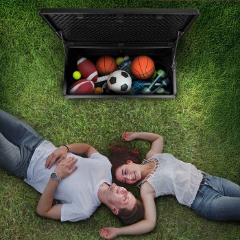 Zahradní box Morus - 190 litrů - černá GRINDI - 16