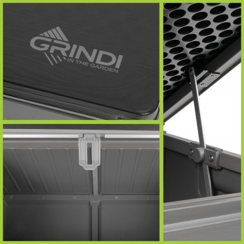 Zahradní box Morus - 190 litrů - tmavě šedá GRINDI IN THE GARDEN - 10