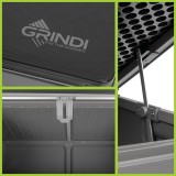 Zahradní box Morus - 190 litrů - tmavě šedá GRINDI IN THE GARDEN - 10