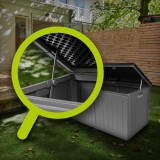 Zahradní box Morus - 190 litrů - tmavě šedá GRINDI IN THE GARDEN - 15