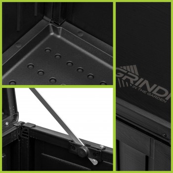 Zahradní box Cygnus - 270 litrů - černá GRINDI - 8