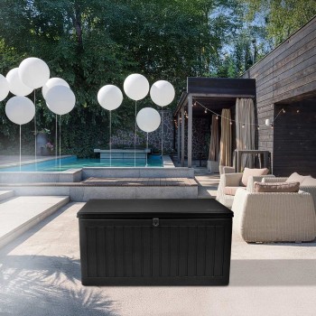 Zahradní box Cygnus - 270 litrů - černá GRINDI - 11