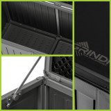 Zahradní box Cygnus - 270 litrů - tmavě šedá GRINDI IN THE GARDEN - 7