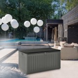 Zahradní box Cygnus - 270 litrů - tmavě šedá GRINDI IN THE GARDEN - 8