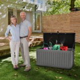 Zahradní box Cygnus - 270 litrů - tmavě šedá GRINDI IN THE GARDEN - 11