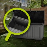 Zahradní box Cygnus - 270 litrů - tmavě šedá GRINDI IN THE GARDEN - 12