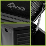 Zahradní box Larus - 390 litrů - černá GRINDI IN THE GARDEN - 9