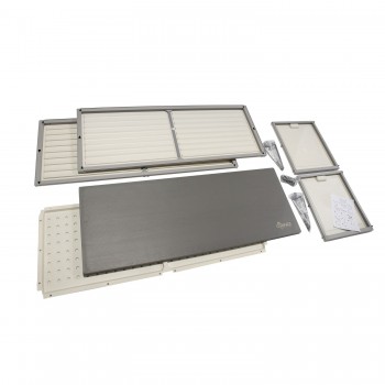 Zahradní box Larus - 390 litrů - béžová GRINDI IN THE GARDEN - 16