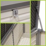 Zahradní box Larus - 390 litrů - béžová GRINDI IN THE GARDEN - 10