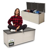 Zahradní box Larus - 390 litrů - béžová GRINDI IN THE GARDEN - 2