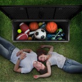 Zahradní box Larus - 390 litrů - béžová GRINDI IN THE GARDEN - 12