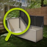 Zahradní box Larus - 390 litrů - béžová GRINDI IN THE GARDEN - 15