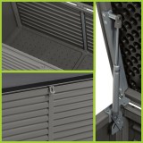 Zahradní box Columba - 490 litrů - tmavě šedá GRINDI IN THE GARDEN - 7