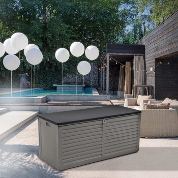 Zahradní box Columba - 490 litrů - tmavě šedá GRINDI IN THE GARDEN - 8