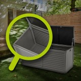 Zahradní box Columba - 490 litrů - tmavě šedá GRINDI IN THE GARDEN - 12