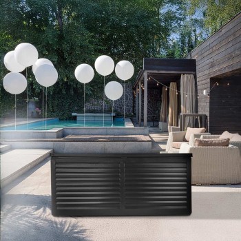 Zahradní box Columba - 490 litrů - černá GRINDI IN THE GARDEN - 16