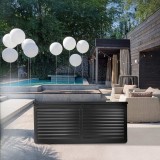 Zahradní box Columba - 490 litrů - černá GRINDI IN THE GARDEN - 16