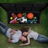 Zahradní box Columba - 490 litrů - černá GRINDI IN THE GARDEN - 17