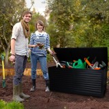 Zahradní box Columba - 490 litrů - černá GRINDI IN THE GARDEN - 18