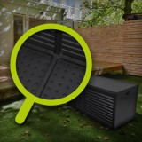 Zahradní box Columba - 490 litrů - černá GRINDI IN THE GARDEN - 15