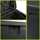 Zahradní box Rissa I - 570 litrů - černá GRINDI IN THE GARDEN - 11