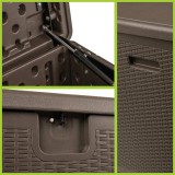 Zahradní box Rissa I - 570 litrů - hnědá GRINDI IN THE GARDEN - 10