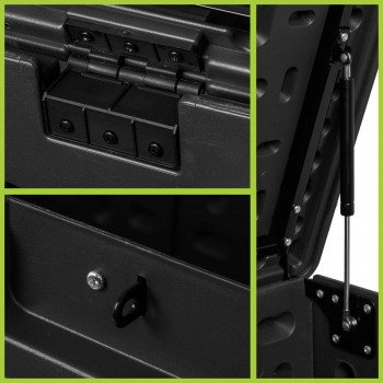 Zahradní box Rissa II - 870 litrů - černá GRINDI IN THE GARDEN - 10