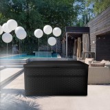 Zahradní box Rissa II - 870 litrů - černá GRINDI IN THE GARDEN - 13