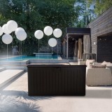 Zahradní box Treeline I - 570 litrů - černá GRINDI IN THE GARDEN - 14