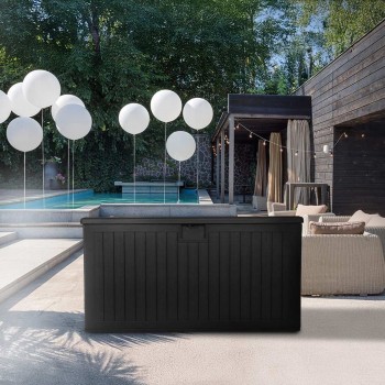 Zahradní box Treeline II - 870 litrů - černá GRINDI IN THE GARDEN - 13