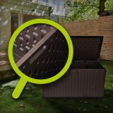 Zahradní box Treeline II - 870 litrů - hnědá GRINDI - 12