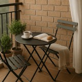 Set zahradního nábytku - skládací - kovový - Keli II GRINDI - 3