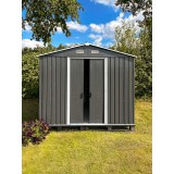 Zahradní domek na nářadí - kovový - Sorbus III - 238x301x214cm GRINDI IN THE GARDEN - 7