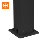 Zahradní terasová pergola - hliníková - šedá - Kea I 3x3m s otvírací střechou GRINDI IN THE GARDEN - 11