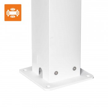 Zahradní terasová pergola - hliníková - bílá - Kea III 6x3m s otvírací střechou GRINDI IN THE GARDEN - 15