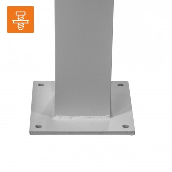 Hliníková terasová pergola - TASOS I - 3x3m bílá GRINDI - 8