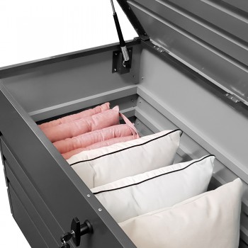 Zahradní kovový box - 400l - 130x61x62 - Orto GRINDI IN THE GARDEN - 2