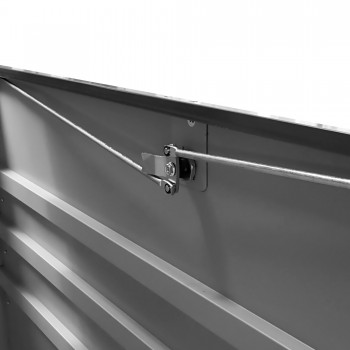 Zahradní kovový box - 400l - 130x61x62 - Orto GRINDI IN THE GARDEN - 4